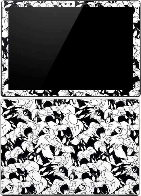 Looney Tunes Sylvester Super Sized Pattern Surface Pro (2017) Skin